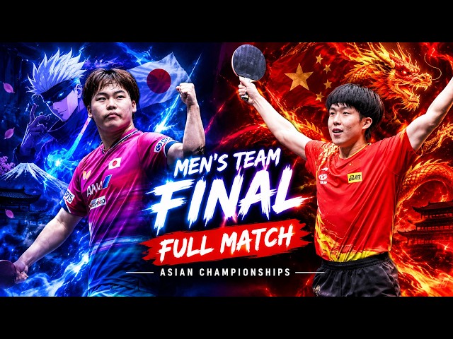 🔥 Sora Matsushima vs Wang Chuqin | MEN’S TEAM FINAL | FULL MATCH | Asian Championships