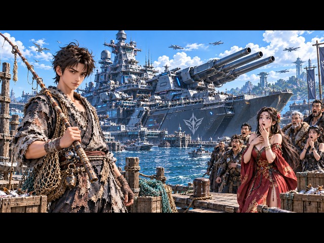 They Mocked My Broken Boat and Old Rod—Then I Fished Up Everything and Built a Nuclear Warship!