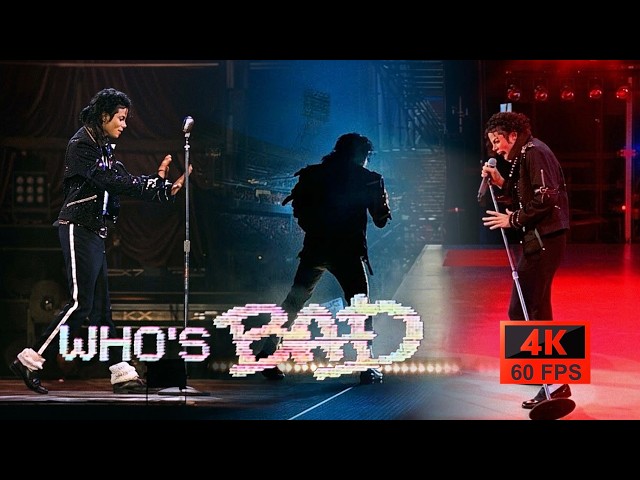 Michael Jackson - Bad (4K60FPS Video Mix)