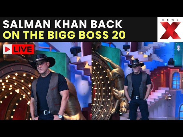 Bigg Boss 20 LIVE: Salman Khan Turns Up At Bigg Boss 20 Sets | FIRST LOOK OF 2026 SET | LIVE VISUALS
