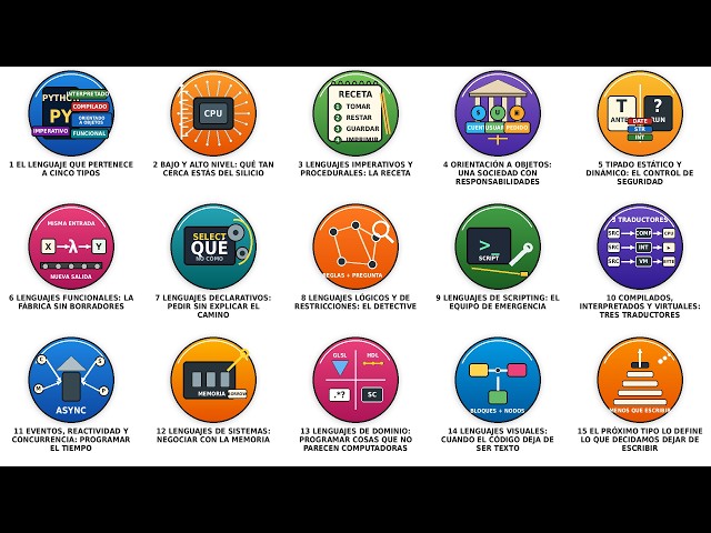 Cada tipo de lenguaje de programación y su utilidad explicado en 23 minutos