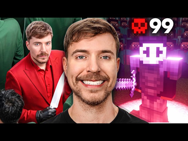 100 Youtubers vs Everything !