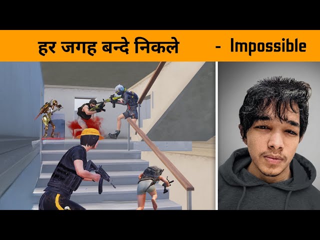 I Got Trapped Here! Full Squad Rush in a House | BGMI Intense Fight | GameXpro