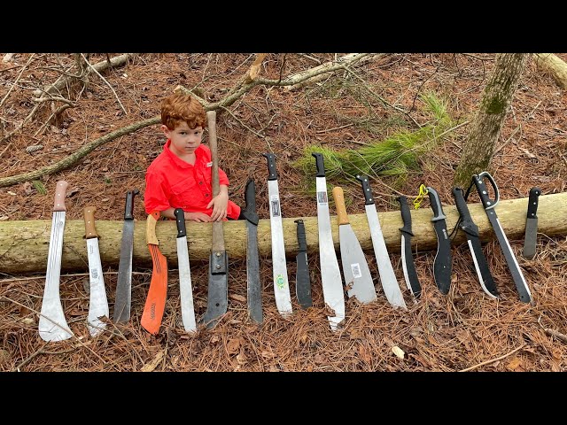 What is the best machete for cutting trails and clearing brush?￼