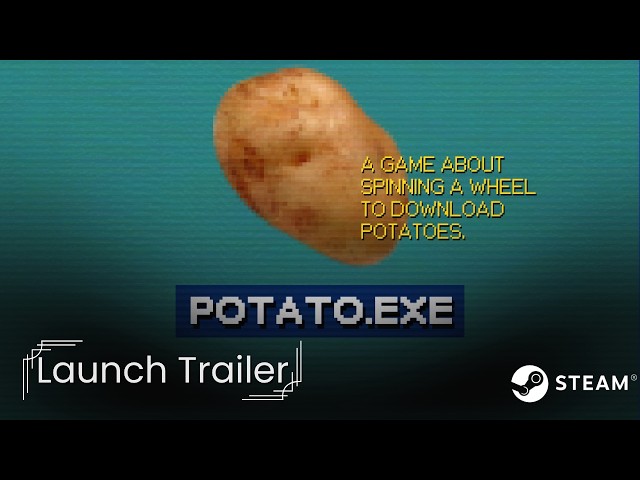 Potato.exe - A Game About Spinning a Wheel to Download Potatoes - Teaser