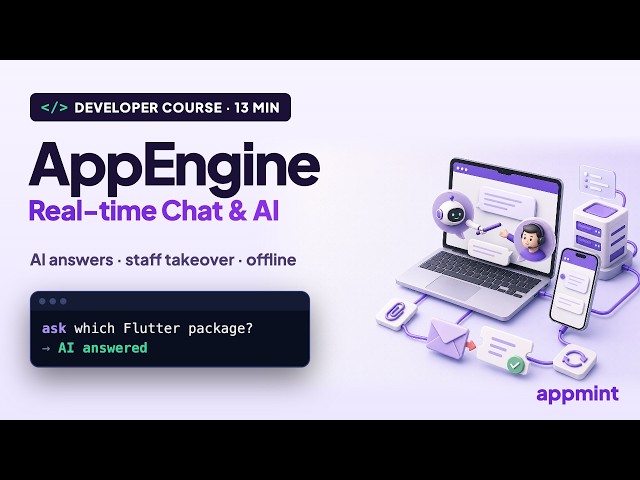 AppEngine Real-time Chat and AI Support Integration (Flutter, Socket.IO, Staff Takeover)