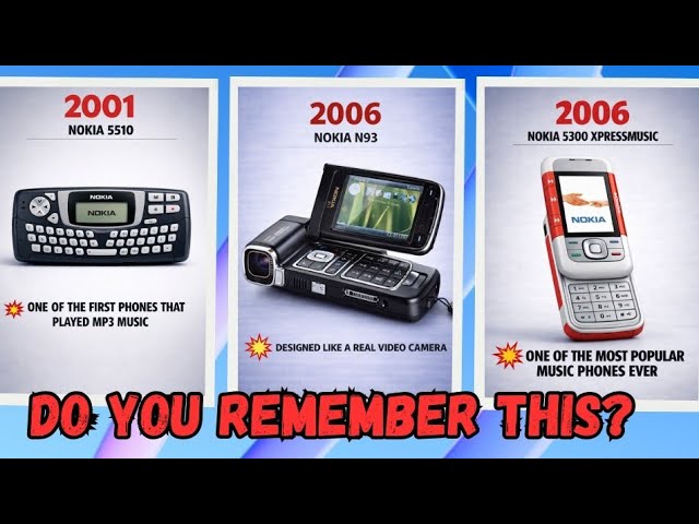 NOKIA EVOLUTION 1987–2026 📱