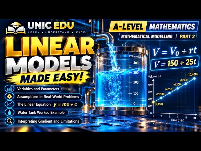 Linear Models & Assumptions Explained | A-Level Maths (Mathematical Modelling Part 2)