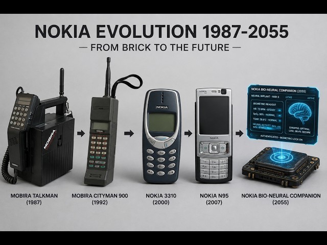 Nokia's Insane Evolution: 1987 to 2055