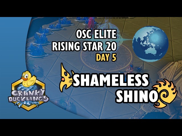 Shameless vs Shino - PvZ | OSC Elite Rising Star 20 - Day 5 | StarCraft 2 Tournament