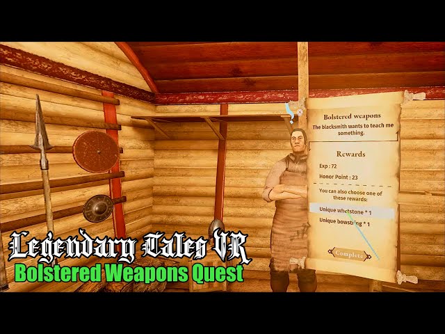 Bolstered Weapons Quest in Legendary Tales on PSVR2