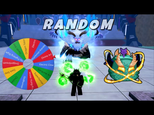 RANDOMIZING pvp builds in Blox Fruits with a wheel..