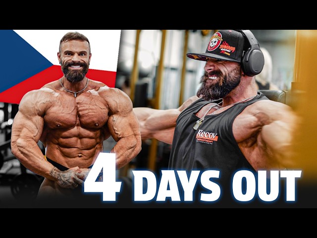 Bodybuilding in Prague! EVLS 4 Days out / My Look after 2 Days of Traveling - First Workout