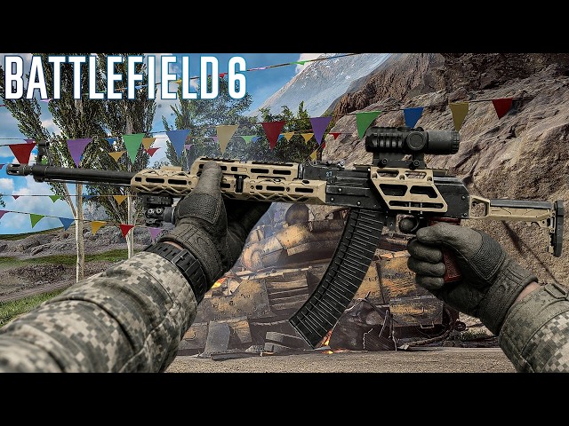 86 Kills With the RPK-74M LMG on Battlefield 6 (no commentary gameplay)
