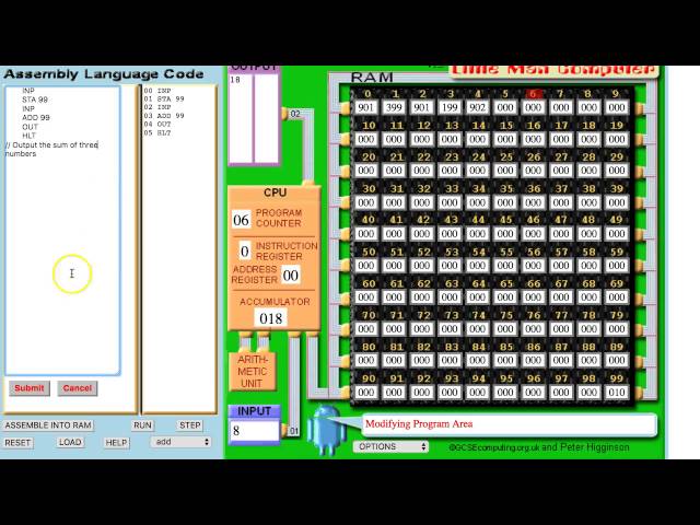 LMC (Little Man Computer) -- Tutorial 2 -- Using the LMC