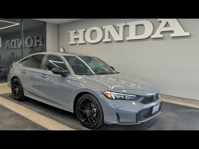 Urban Gray Pearl 2026 Honda Civic Hybrid Sport 237141L