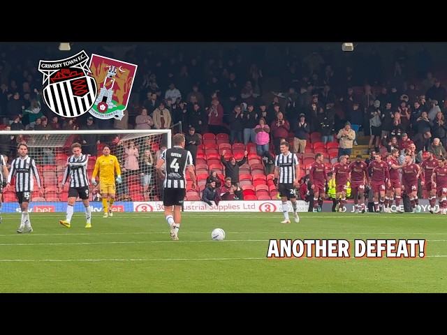 HORROR INJURY AS TOWN FALL TO DEFEAT AGAIN! | Grimsby v Northampton Town vlog