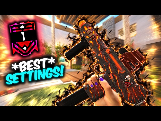 *BEST* SENS & SETTINGS TO HIT #1 CHAMPION - Rainbow Six Siege Console