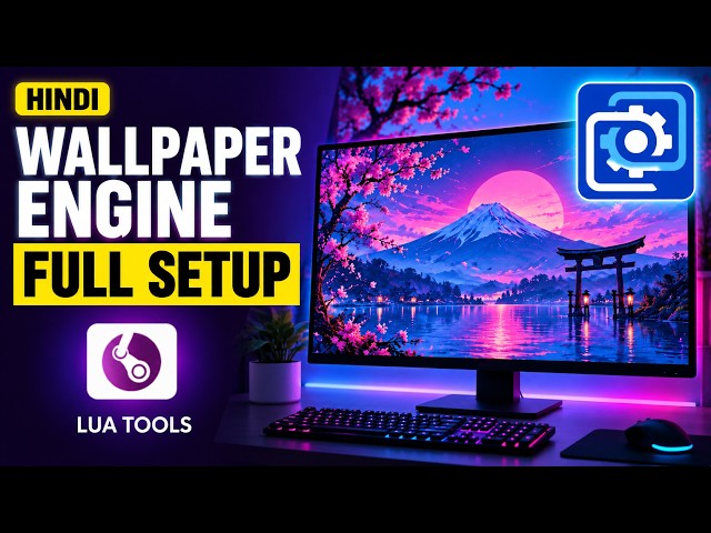 Wallpaper Engine Setup with LuaTools | Complete Hindi Guide (2026)