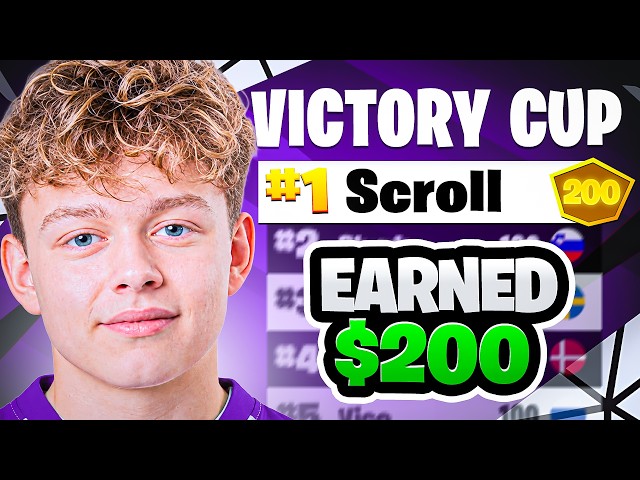I WON THE SOLO CASH CUP ($200) 🏆