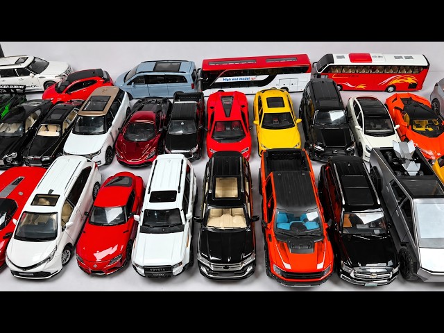 Diecast Car Collection! Toyota, Tesla, Lexus, Lamborghini, Mercedes-Benz Mayback & More!