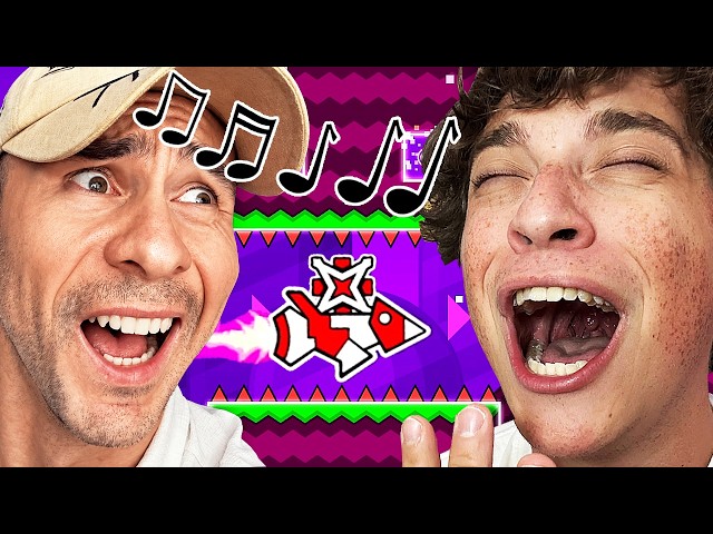 We Controlled Geometry Dash WITH OUR VOICE (ft. Vortrox)