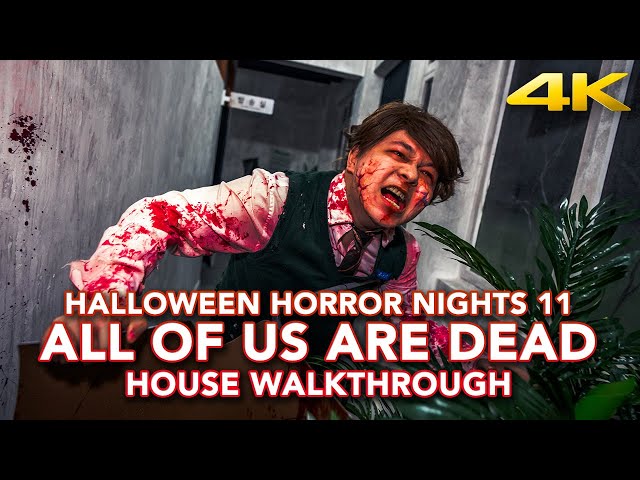 All of Us Are Dead haunted house POV at USS Halloween Horror Nights 11
