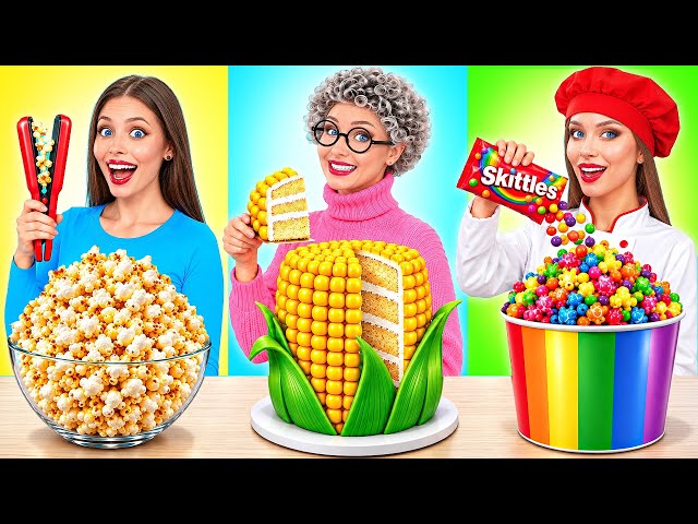 Me vs Grandma Cooking Challenge | Amazing Culinary Moments by Super Hyper DO