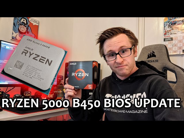 I Upgraded To The 5600X! Ryzen 5000 Series B450 BIOS Update Walkthrough
