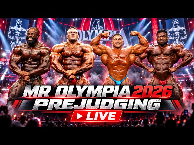 🔴 LIVE 2026 MR OLYMPIA PREJUDGING OPEN with Ivan Bodybuilding