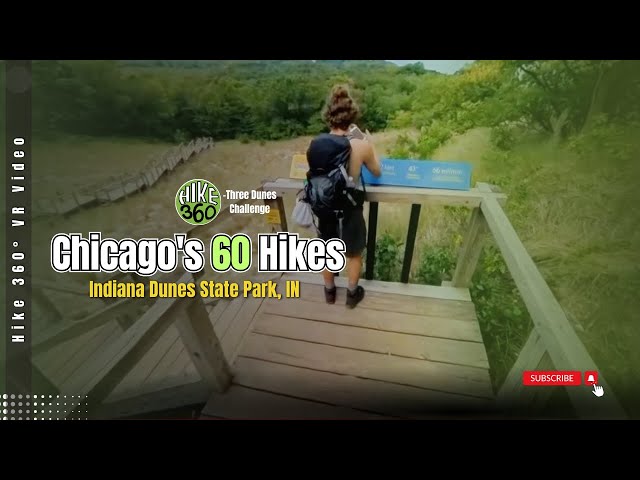 Three Dunes Challenge at Indiana Dunes State Park, IN - Chicago's 60 Hikes (Hike 360° VR Video)