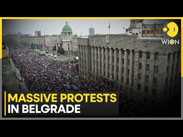 Belgrade Protest: Protesters Descend on Belgrade Over Govt Inaction On Corruption | WION