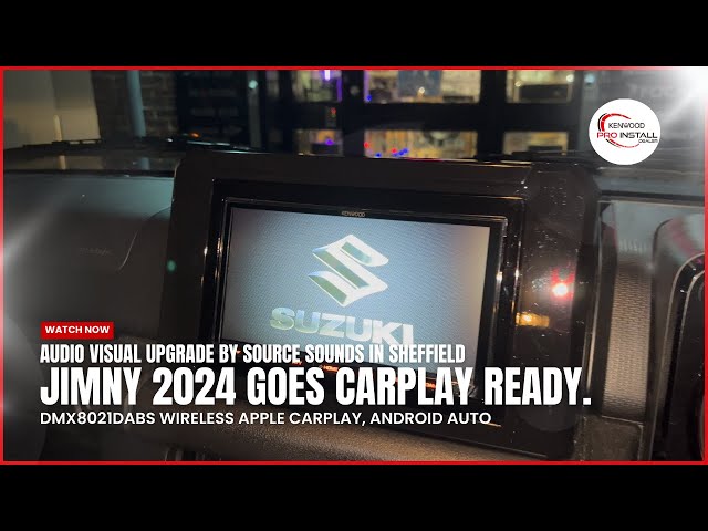 Suzuki Jimny 2024 Goes Wireless CarPlay, Android Auto Ready KENWOOD DMX8021DABS #suzuki #carplay