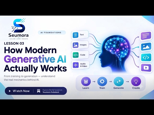 How Modern Generative AI Actually Works | AI Foundations — Lesson 03