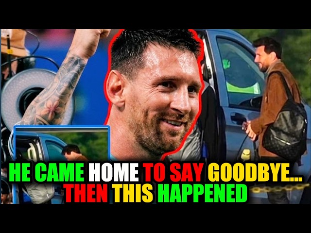 MESSI CAME HOME FOR HIS LAST ARGENTINA MATCH — WHAT HAPPENED NEXT BROKE FANS’ HEARTS