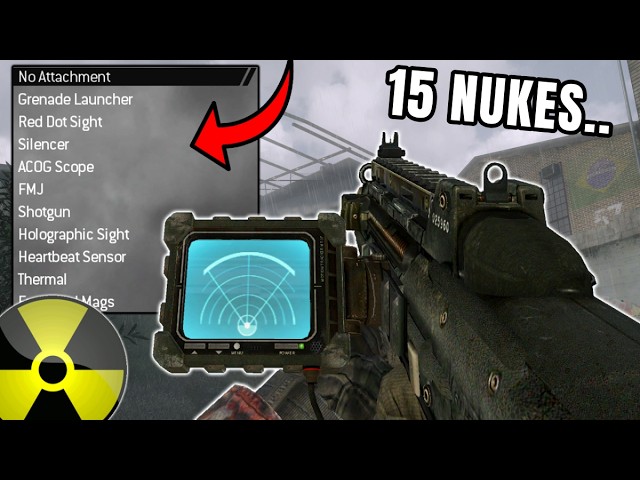 MW2 but i have to get a NUKE with EVERY attachment in the game..