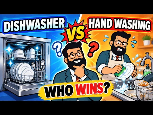 Dishwasher vs Washing Your Dishes By Hand: Who Wins?