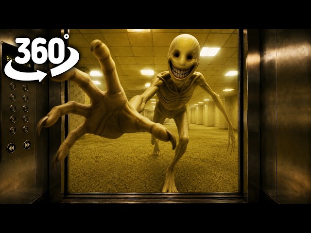 Verity Horror Elevator to the Backrooms | 360° VR / 4K | Minecraft Verity Mode
