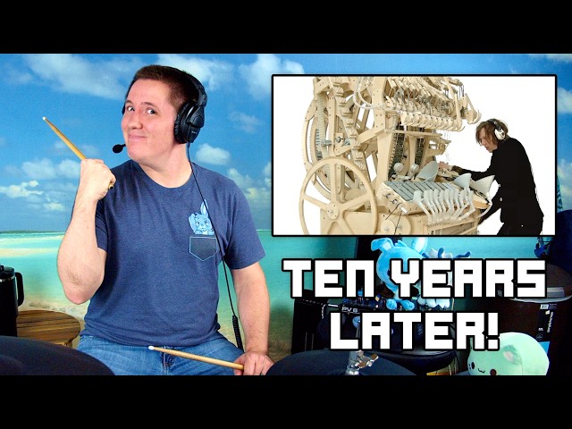 Revisiting Wintergatan's Marble Machine 10 Years Later On Drums!