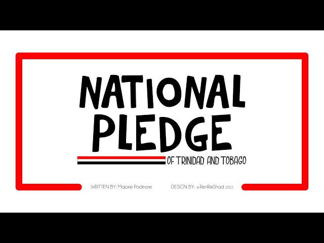 National Pledge of Trinidad & Tobago