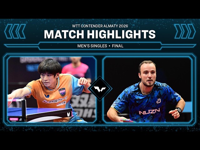 Shunsuke Togami vs Simon Gauzy | MS Final | #WTTAlmaty 2026