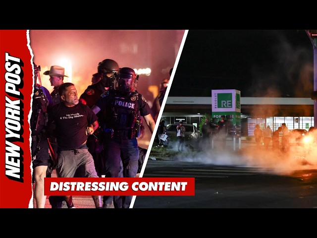 Tear Gas And Pepper Balls Fired At Austin Protesters Following ICE Shooting