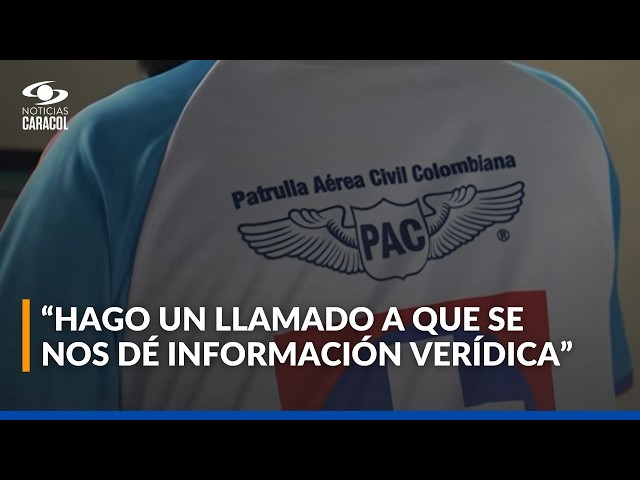 Directora de Patrullera Aérea Civil habló sobre tragedia en Chocó en la que murieron cinco personas