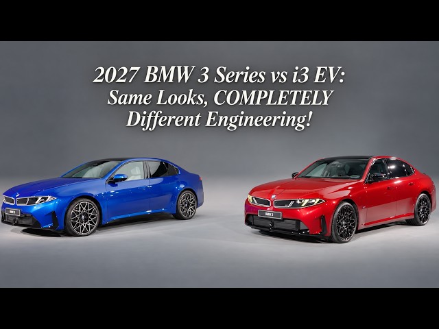 2027 BMW 3 Series vs i3 EV: Same Looks, COMPLETELY Different Engineering! #BMW #BMW3Series #BMWi3