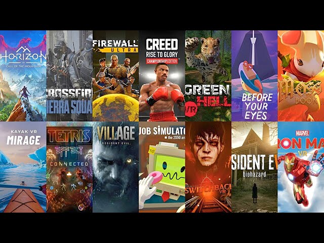 Top 45 Best PSVR 2 Games for PS5 (best PSVR2 Games)