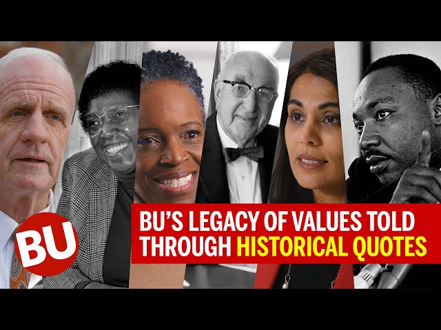 Greatness Through Service—Inspiring BU Quotes on Education, Integrity and Building Community