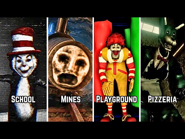 SCREAM and RUN - ALL MAPS (1-4) - Full Walkthrough - Roblox