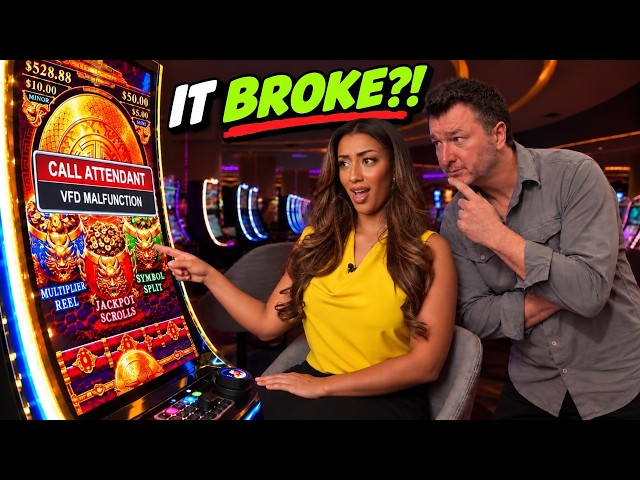 This Brand NEW Slot Machine BROKE on Us at Max Bet… Then THIS Happened?!