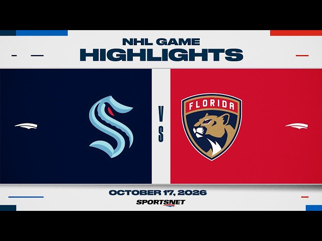 NHL Highlights | Kraken vs. Panthers - October 17, 2026
