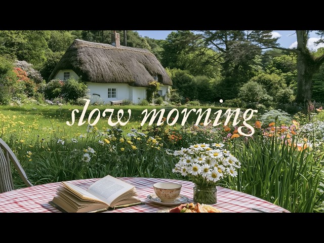 a dreamy slow morning 🌷 relaxing piano music for focus, stress relief & deep work